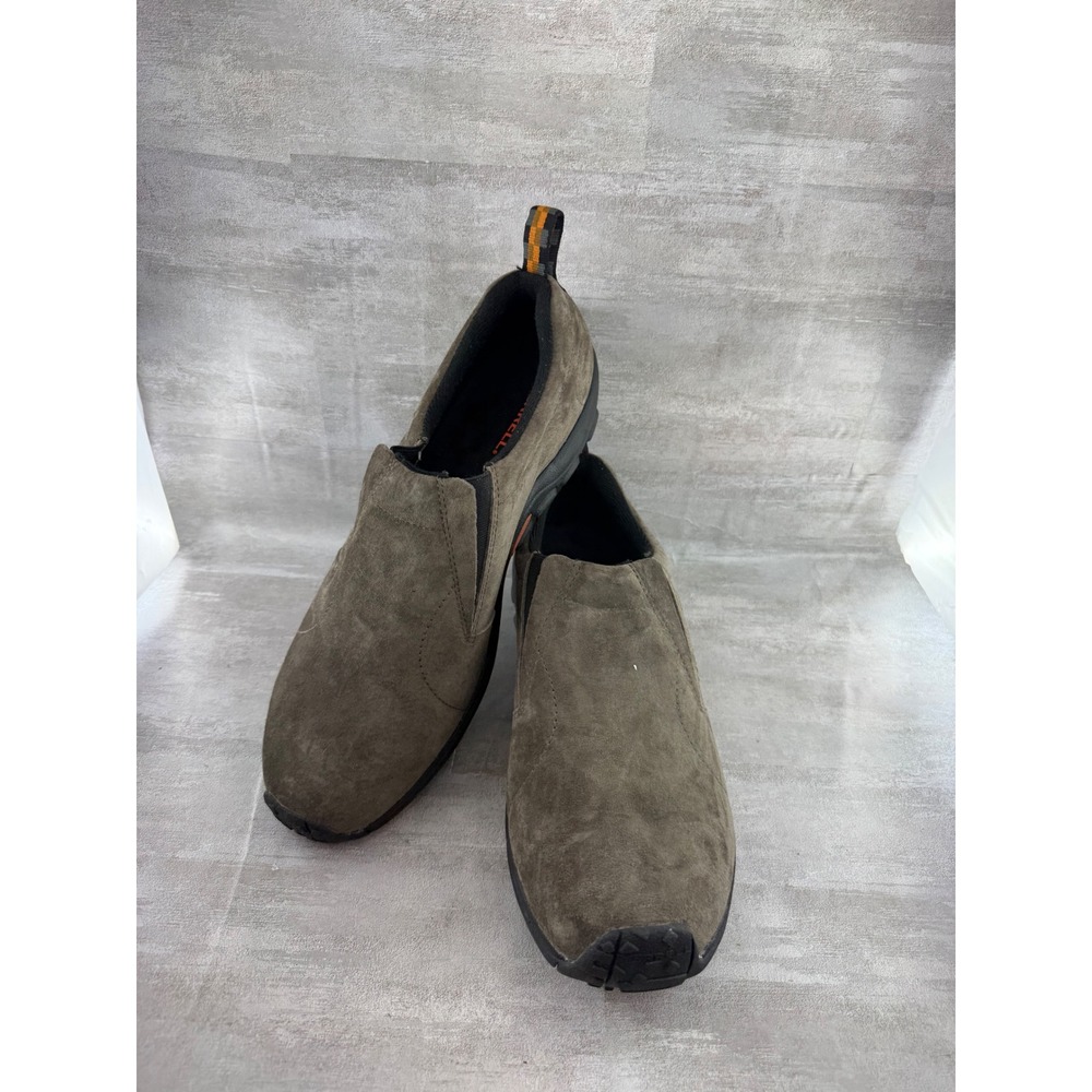 Merrell Men Jungle Moc Gunsmoke Suede Slip On Shoes J60787 Size 13 - Picture 2 of 11